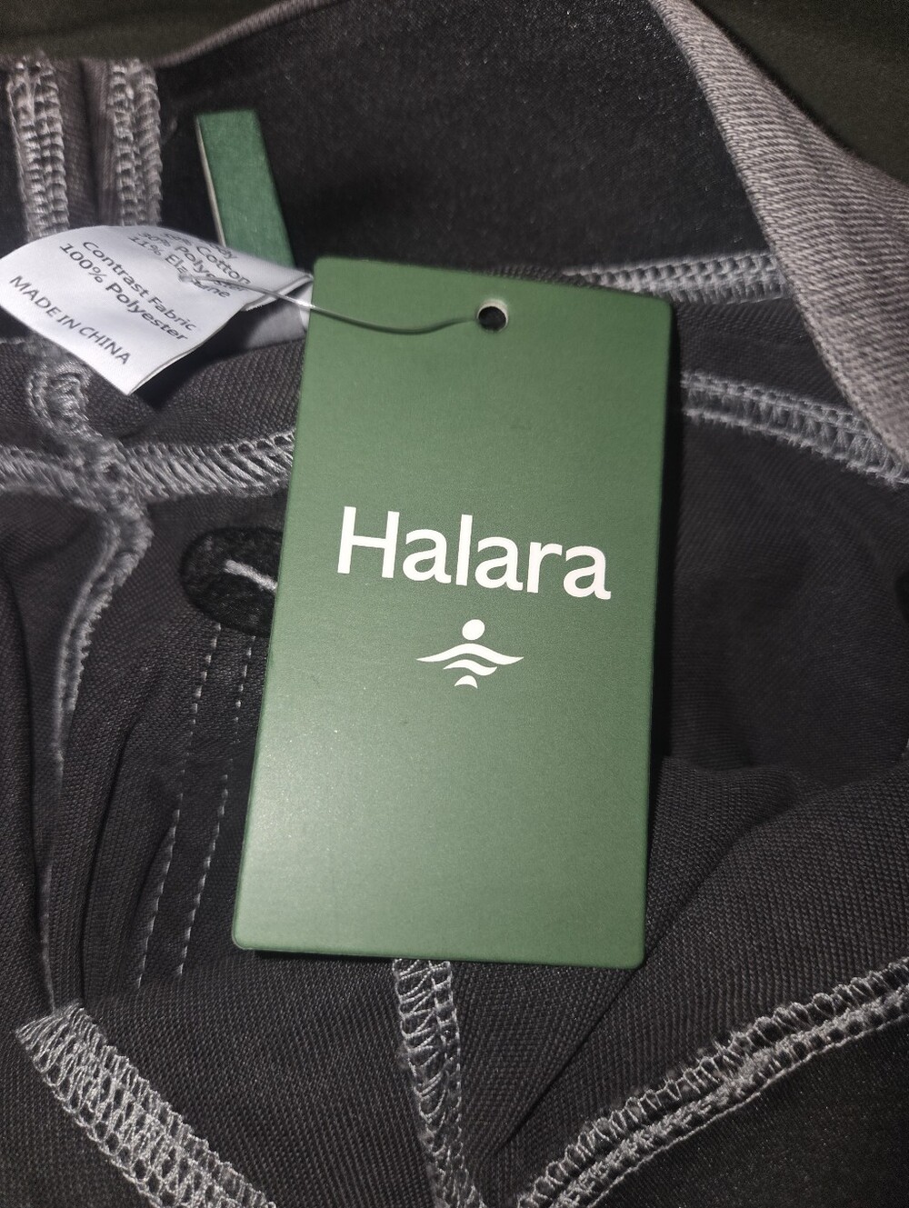 Halara Flex High Waisted Pockets Baggy Wide Leg Washed Casual Womens Med. Petite - Picture 7 of 7